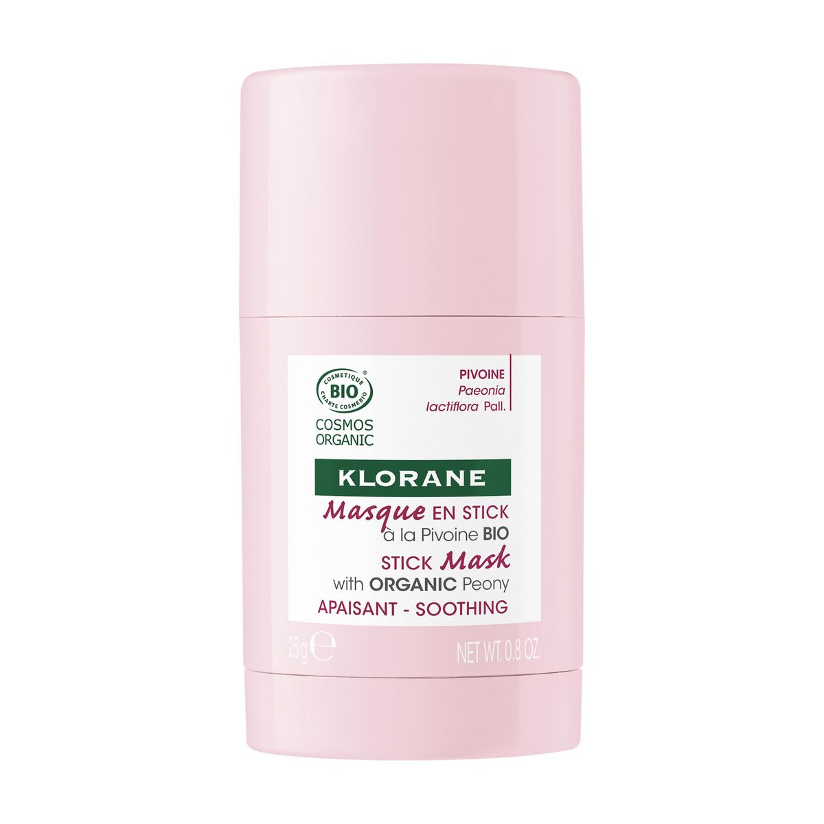 KLORANE Masque en stick apaisant à la pivoine bio 25g