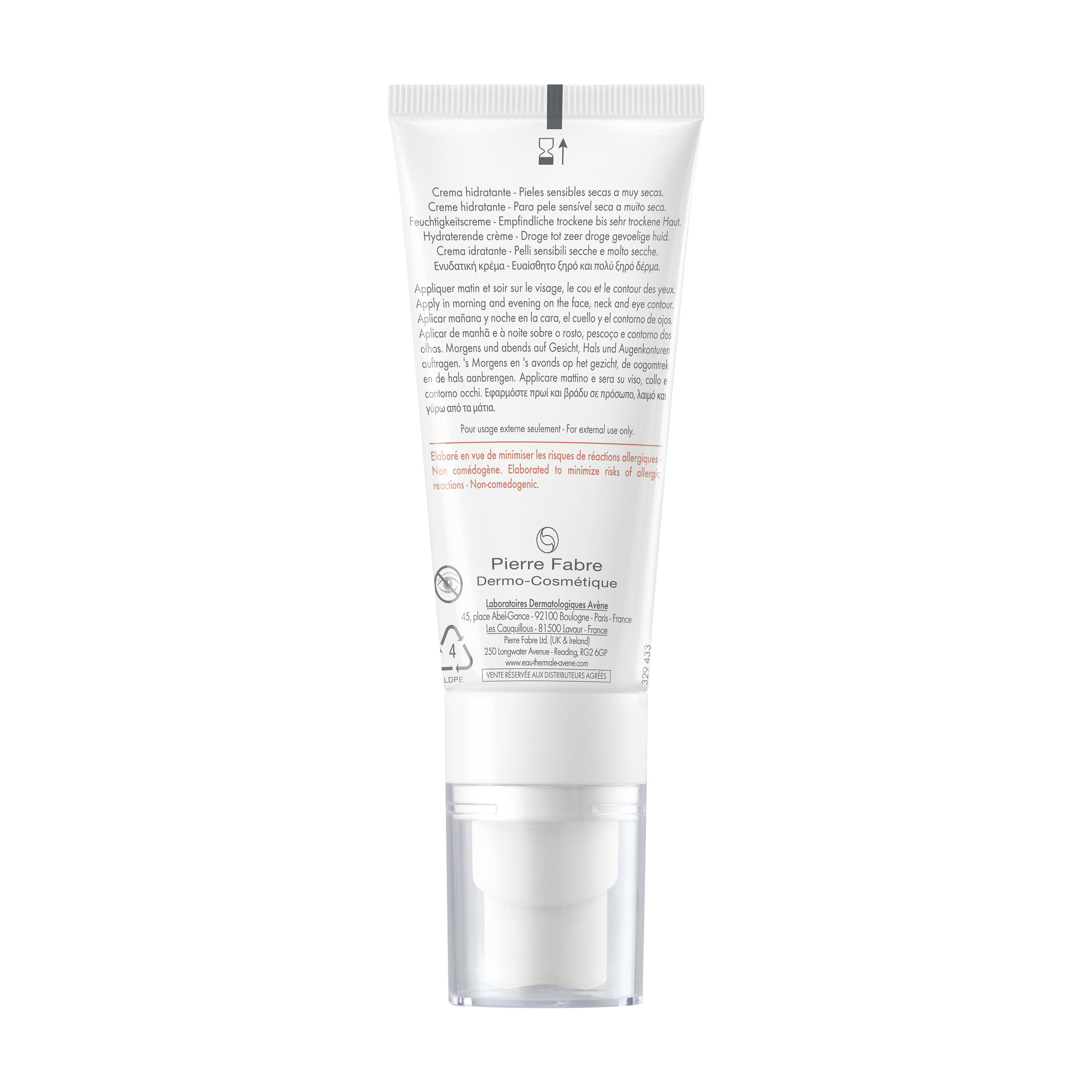 Voir la diapositive 2 : AVÈNE Tolérance Hydra10 crème hydratante peaux sensibles 40ml