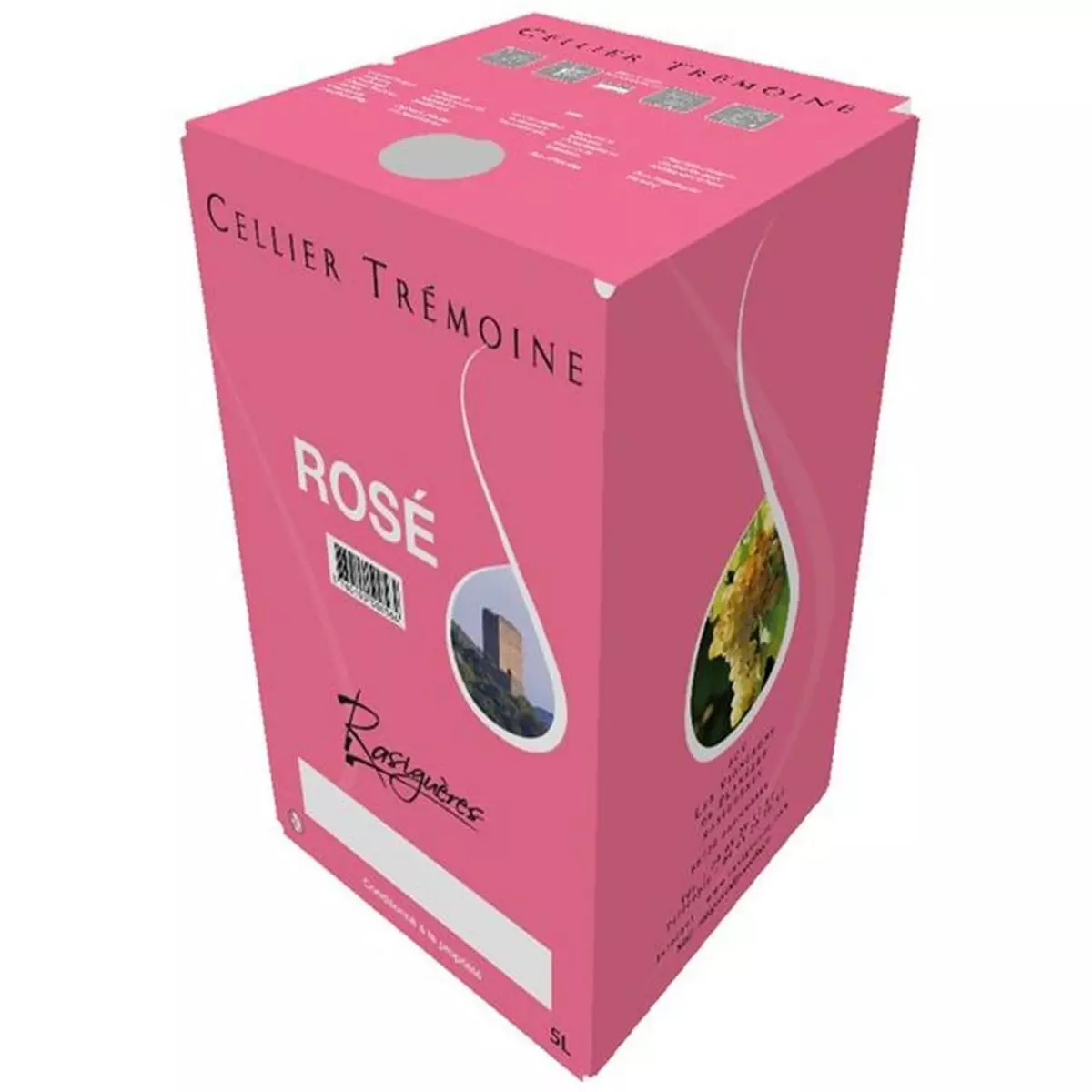 AOP Côtes-du-Roussillon Cellier Trémoine rosé bib Grand Format 5l