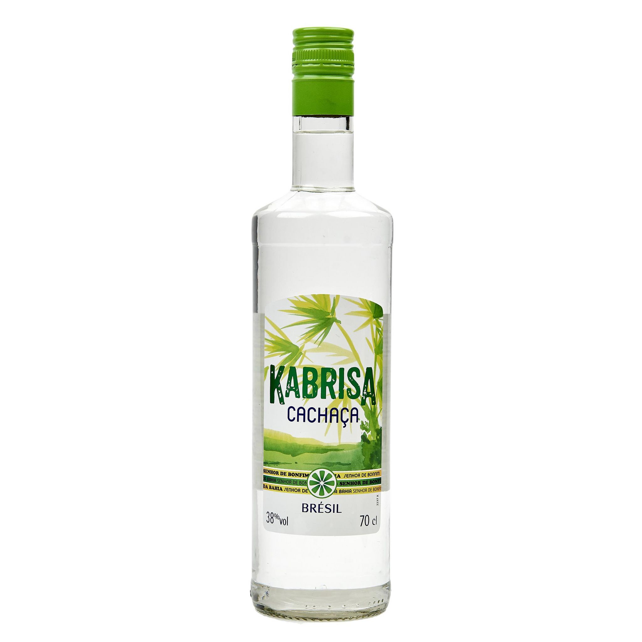 Voir la diapositive 2 : KABRISA Cachaca 38% 70cl