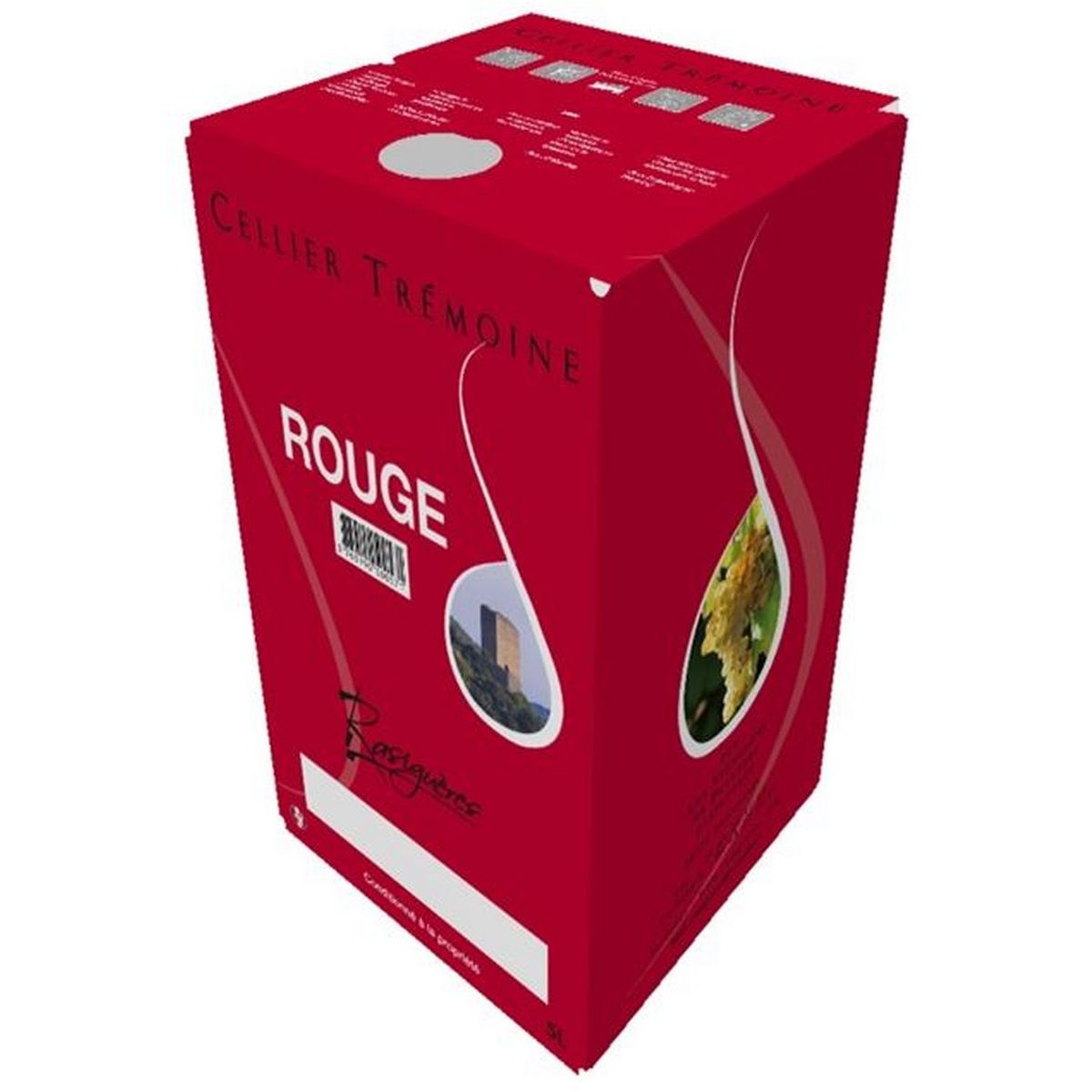 AOP Côtes-du-Roussillon Cellier Trémoine rouge bib 5l