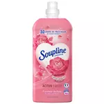 SOUPLINE Adoucissant liquide active fresh rosée du matin 48 lavages 1,2l