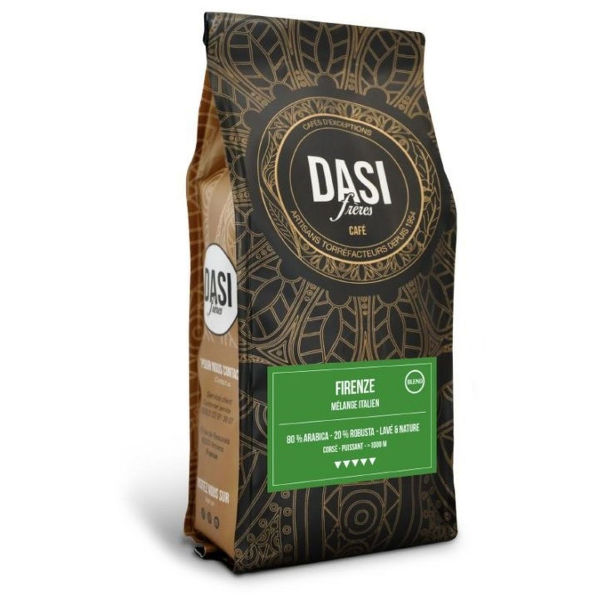 DASI FRERES Café en grain Firenze mélange italien 250g