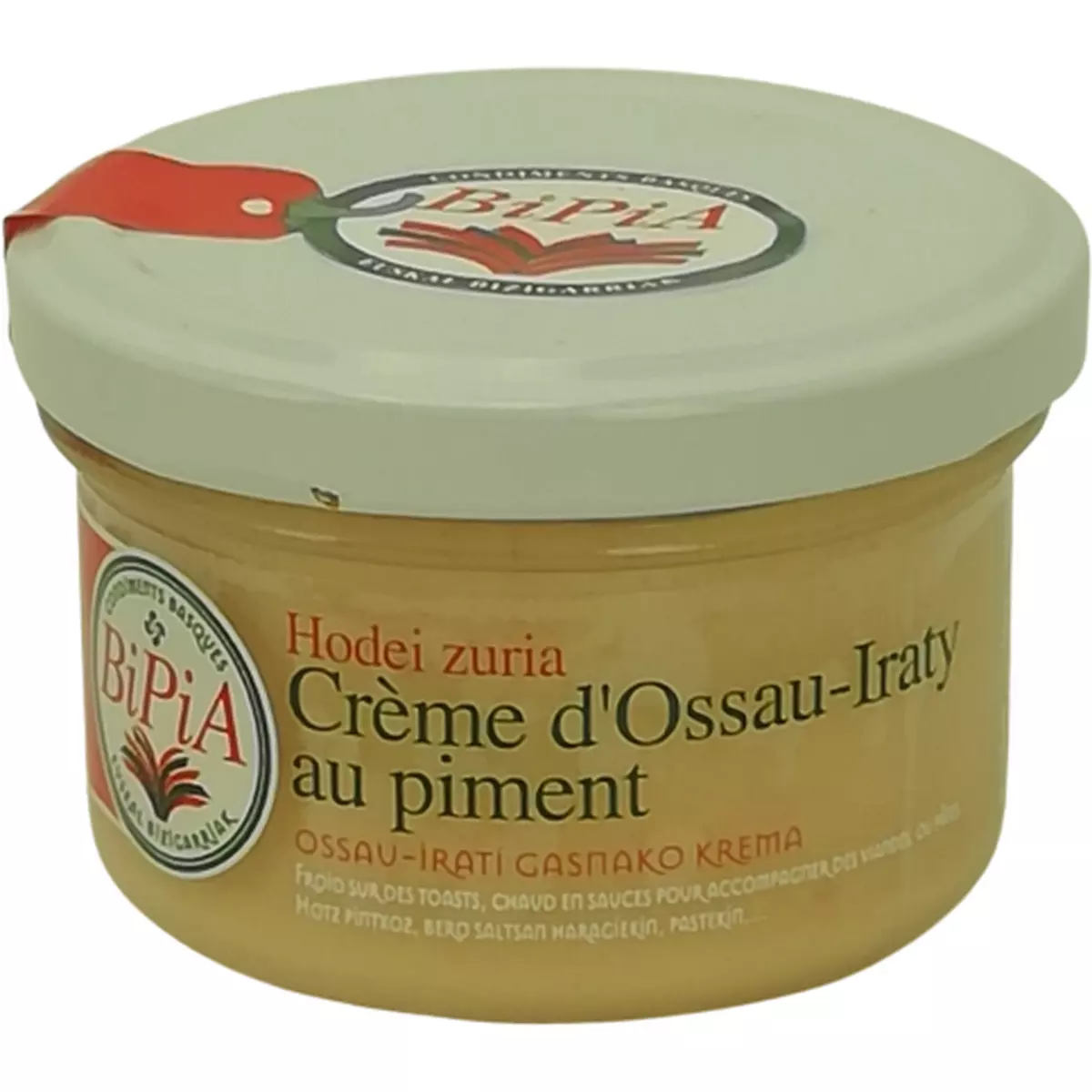 BIPIA Hodei zuria Crème d'Ossau-Iraty au piment 90g