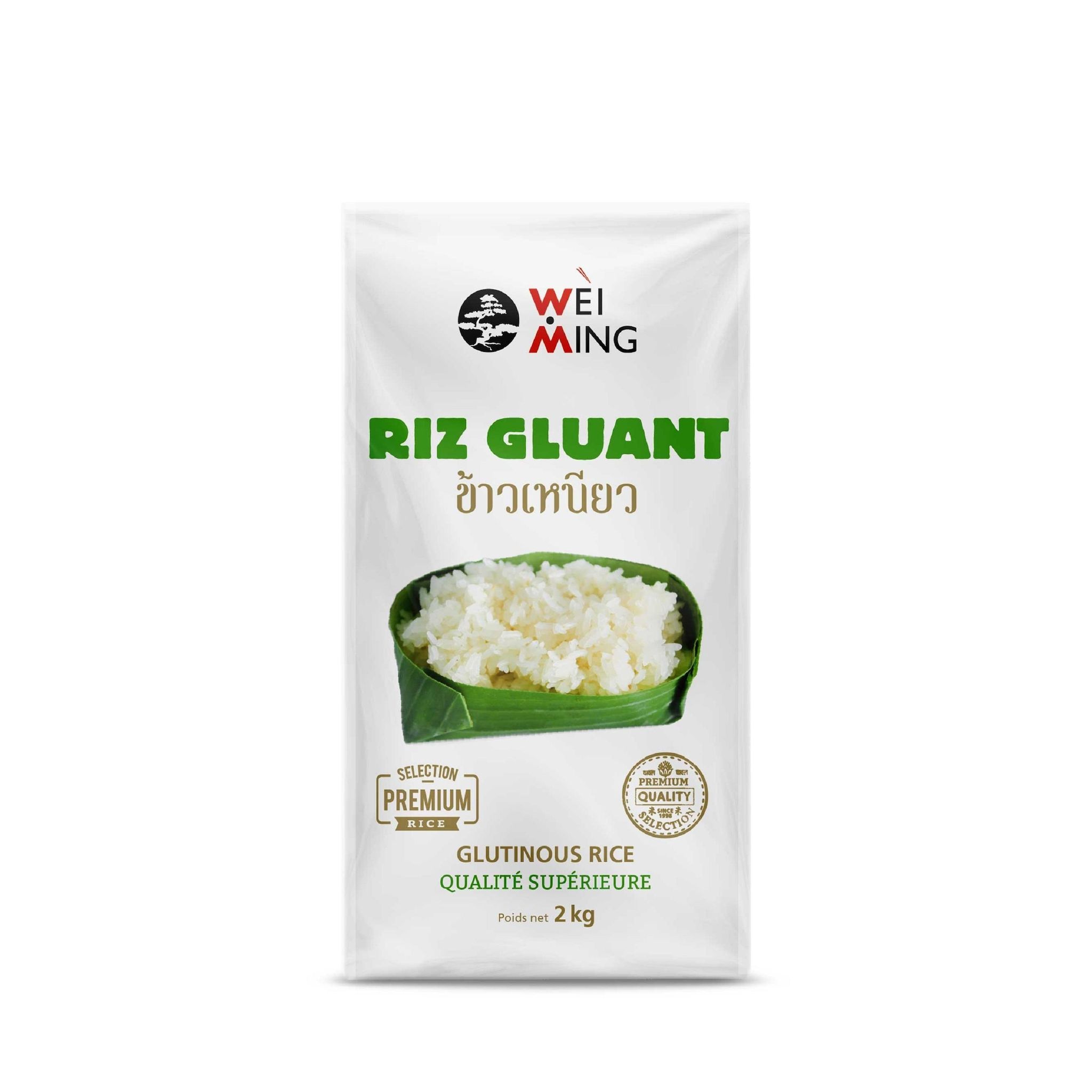 WEI MING Riz gluant en sachet 2kg