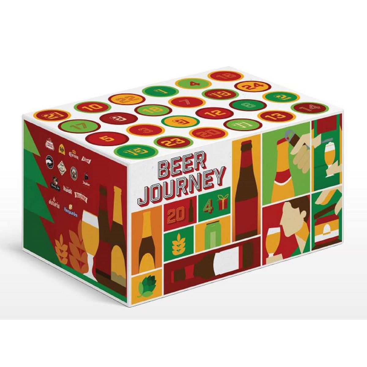 Calendrier de l'Avent bières bouteilles 24 pièces 6.19l