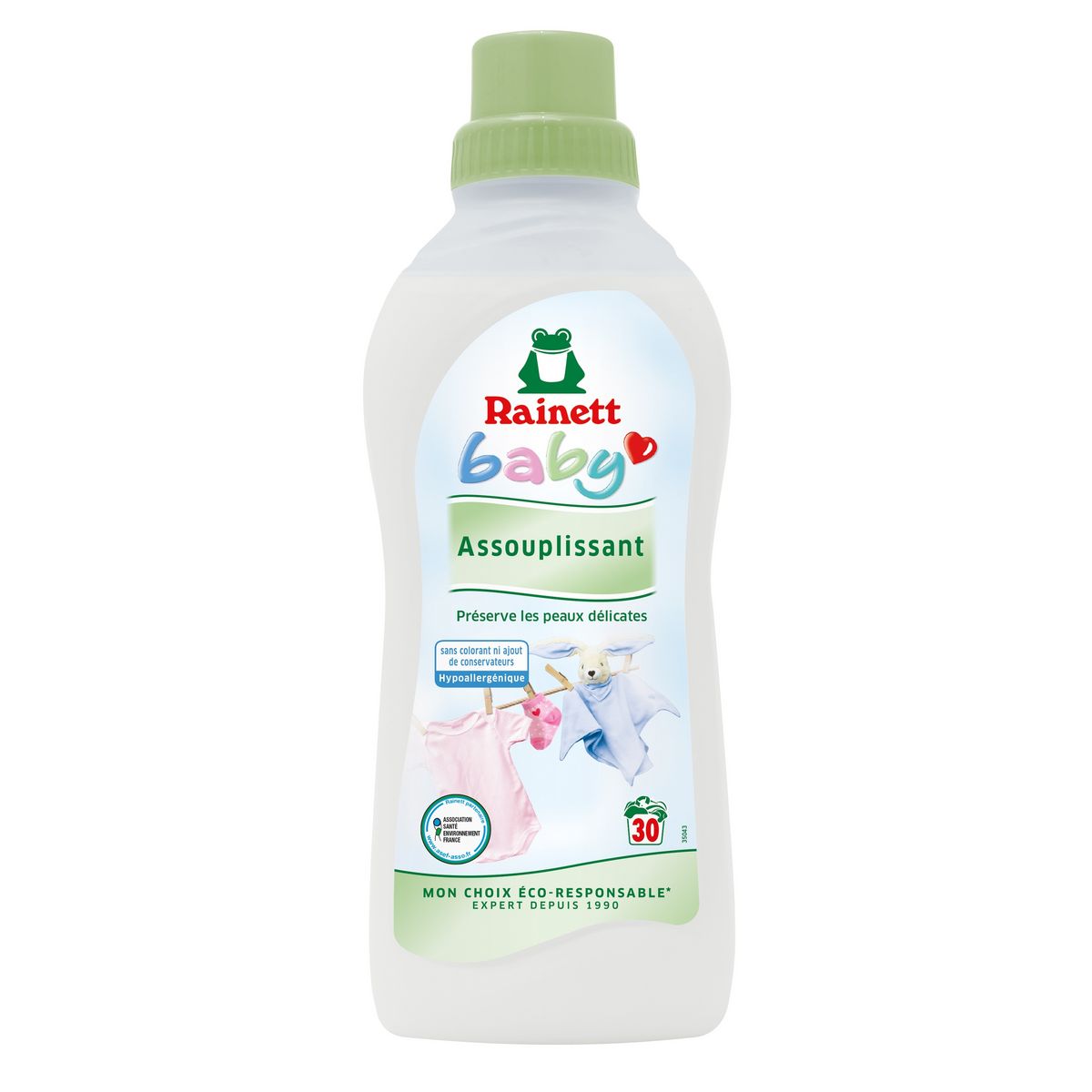 RAINETT Baby Assouplissant hypoallergénique pour bébé et peaux délicates 31 lavages 750ml
