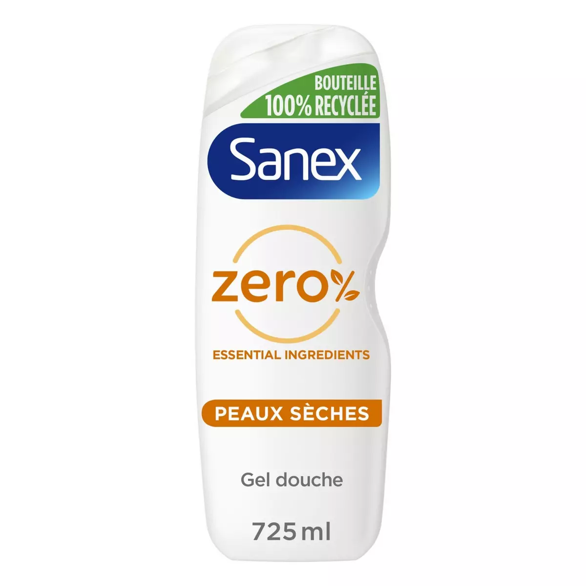 SANEX Zéro % Gel douche peaux sèches 725ml
