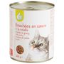 Voir la diapositive 5 : POUCE Bouchées en sauce à la volaille pour chat 800g