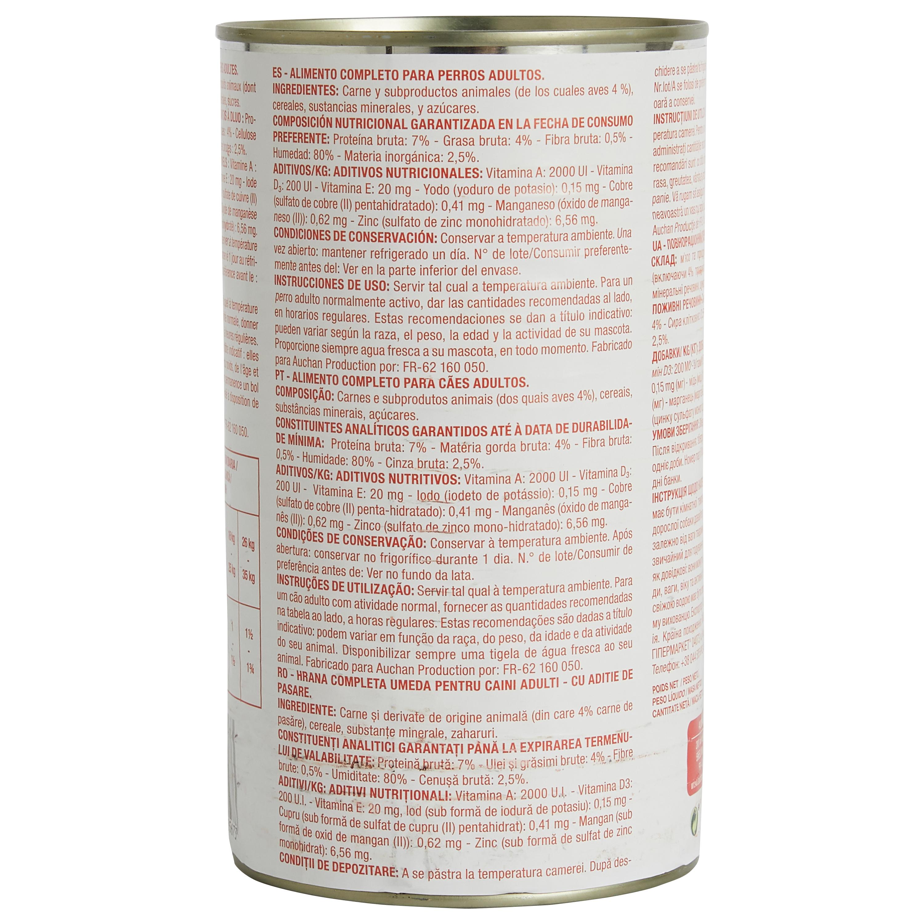 Voir la diapositive 4 : POUCE Boîte boulettes en sauce à la volaille 1,2kg