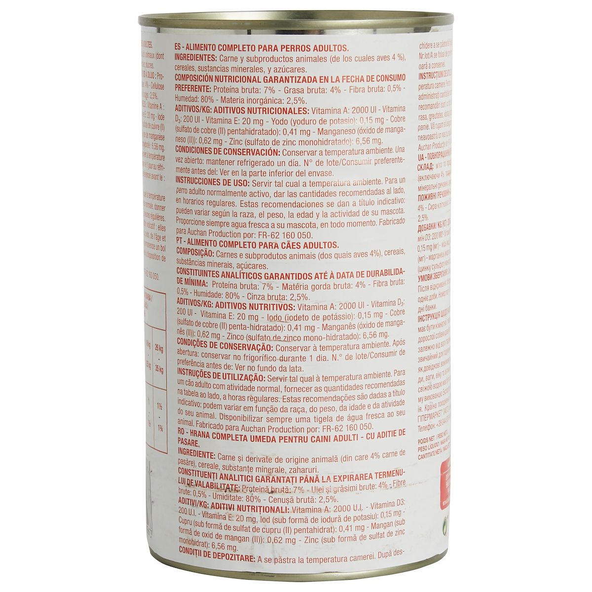 POUCE Boîte boulettes en sauce à la volaille 1,2kg