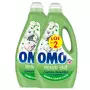 OMO Lessive liquide jasmin et fleur de coton 80 lavages 2x1,8l