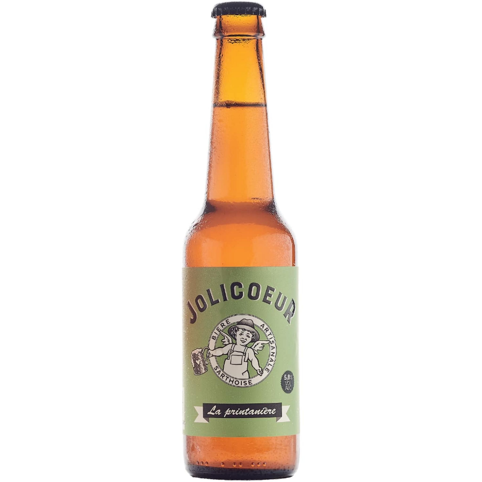 JOLICOEUR Bière blanche La Printanière 5% bouteille 33cl
