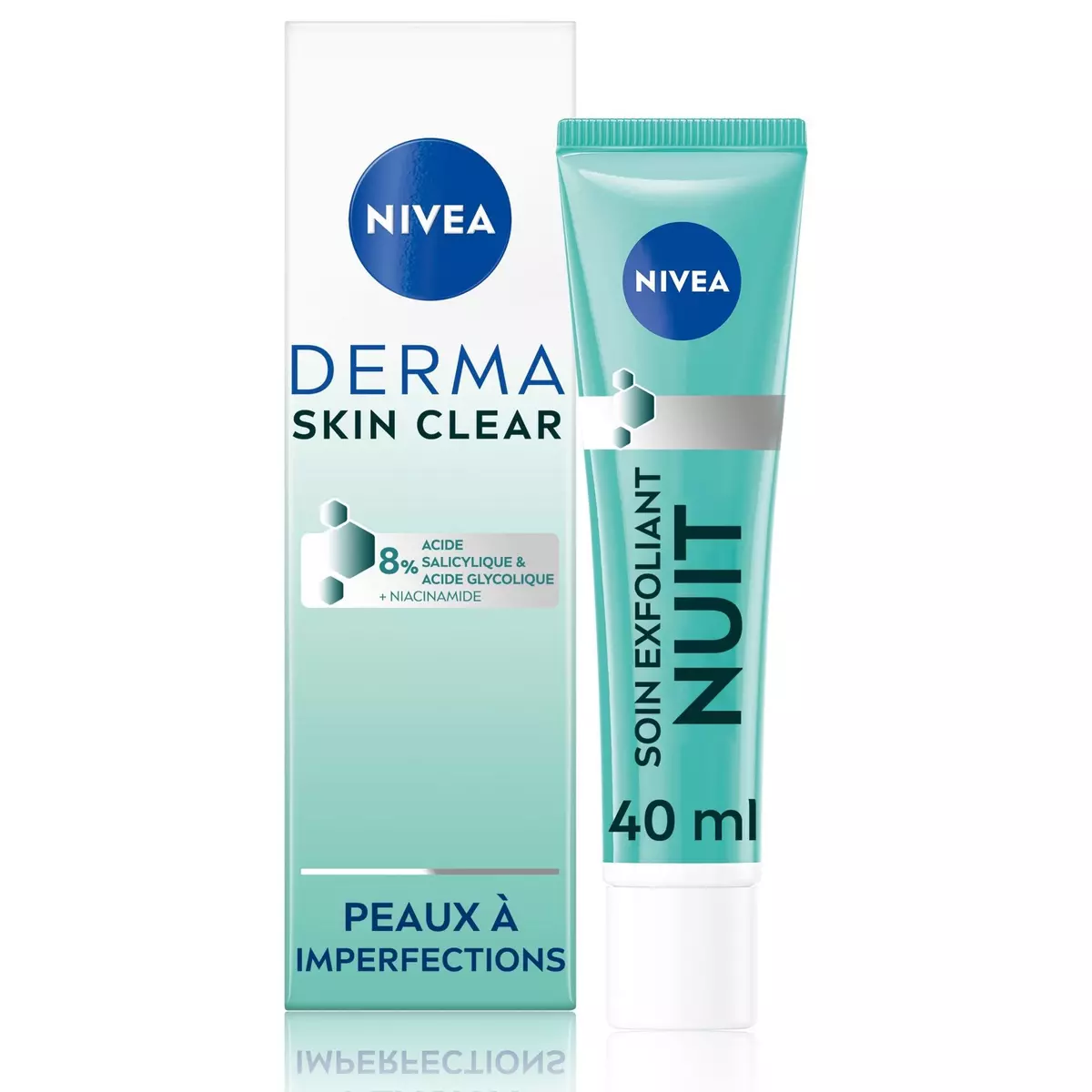 NIVEA Derma Skin Care Soin exfoliant quotidien de nuit 40ml