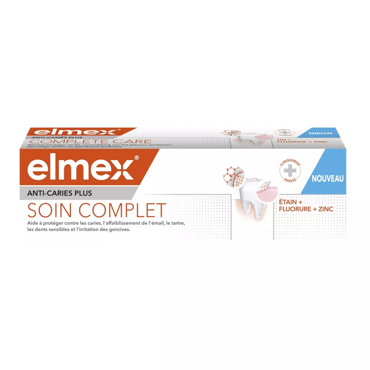 ELMEX Dentifrice soin complet anti-caries 75ml