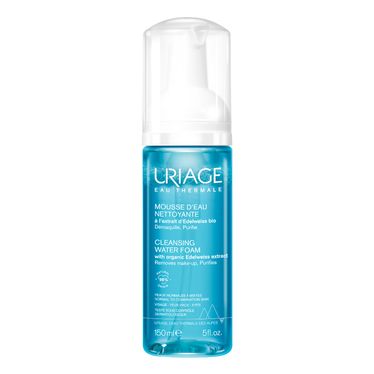 URIAGE Mousse d'eau nettoyante 150ml