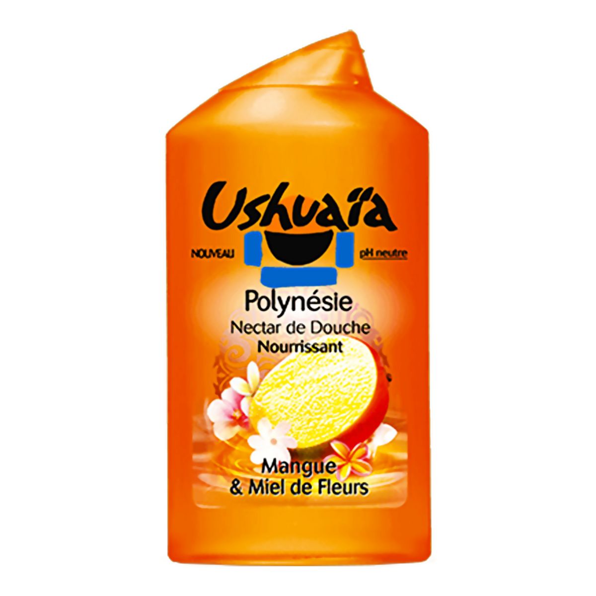 USHUAIA Nectar de douche nourrissant Polynésie à la mangue et miel de fleurs 250ml