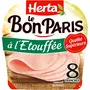 HERTA Le Bon Paris Jambon cuit à l'étouffée 8 tranches 340g