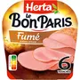 HERTA Le Bon Paris Jambon cuit fumé 6 tranches 210g
