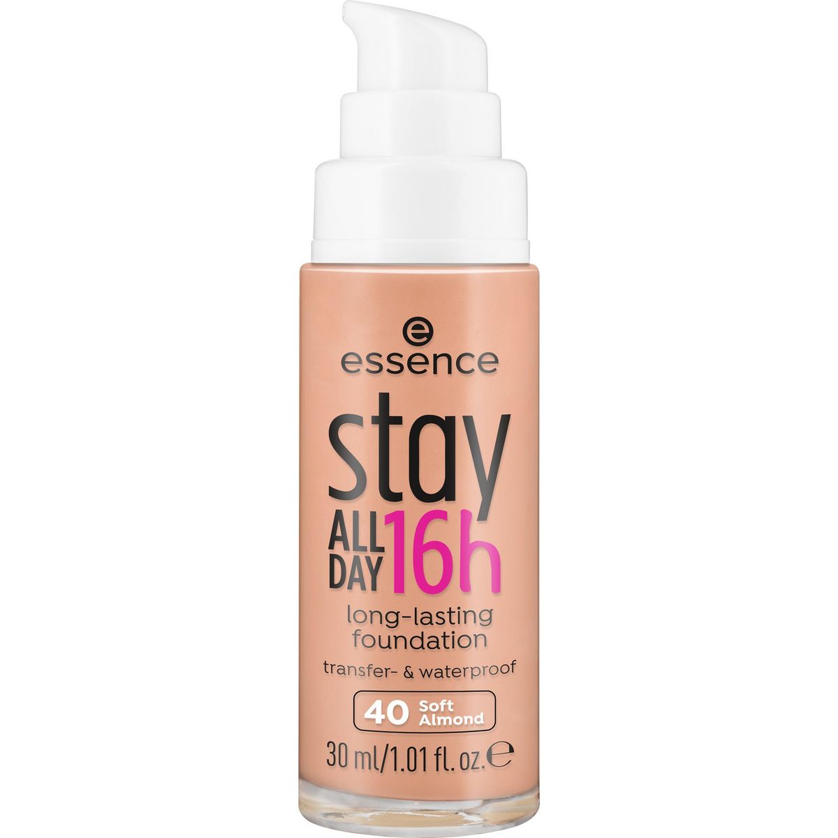 ESSENCE Stay all day 16h fond de teint liquide 40 soft almond 30ml