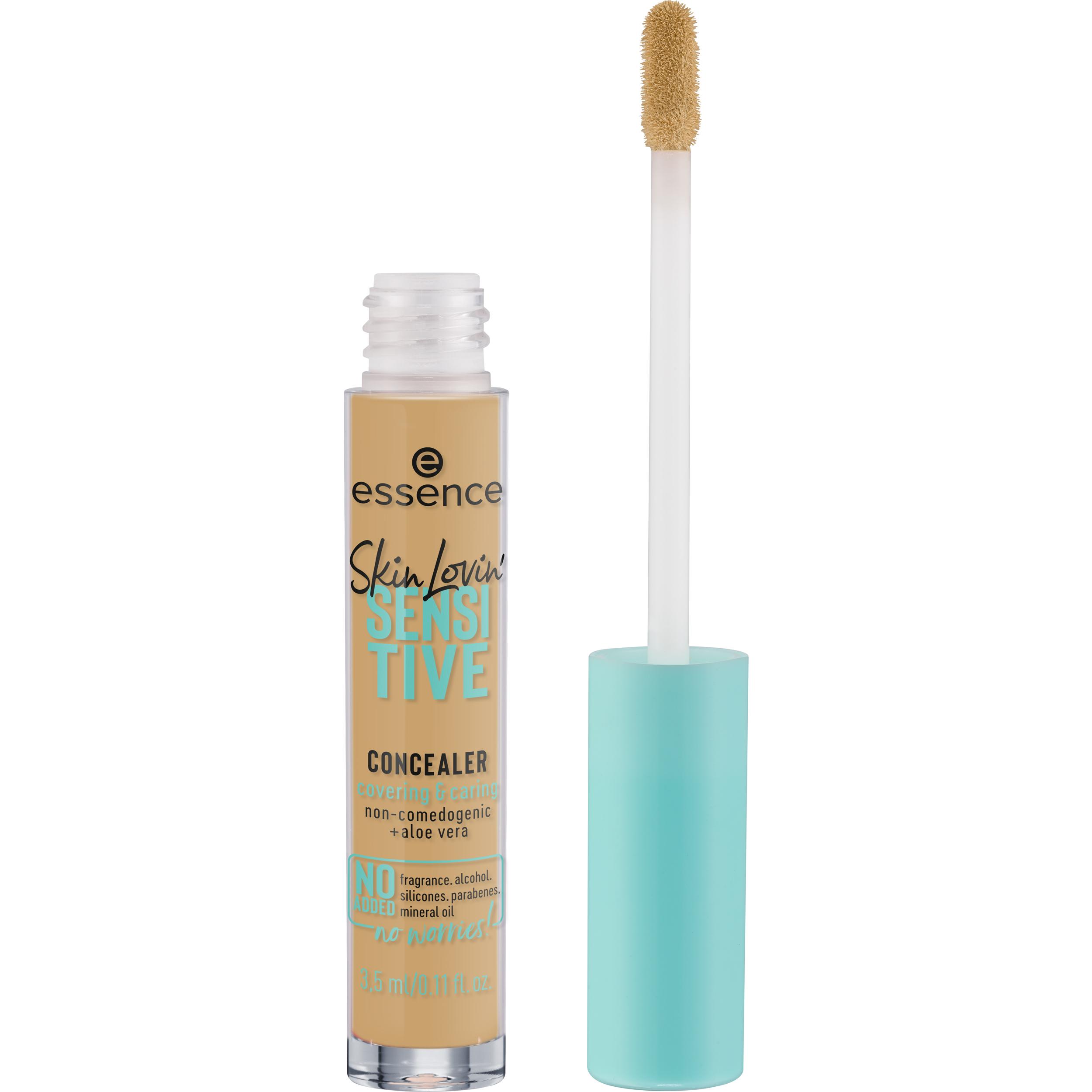 Voir la diapositive 3 : ESSENCE Skin Lovin' Sensitive Concealer anti-cernes 25 medium olive 3.5ml