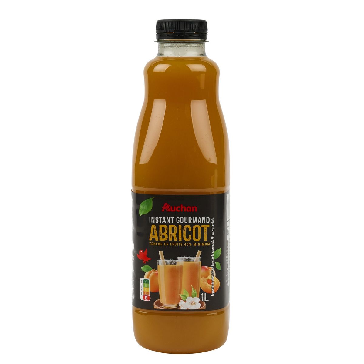 AUCHAN Nectar abricot Instant Gourmand 1l
