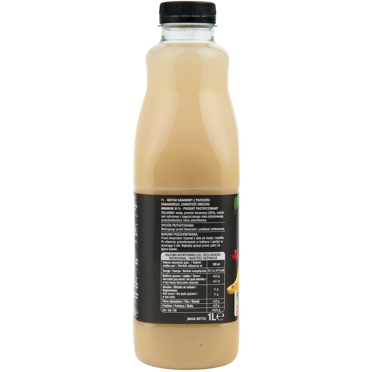 AUCHAN Instant gourmand Nectar de banane 1l
