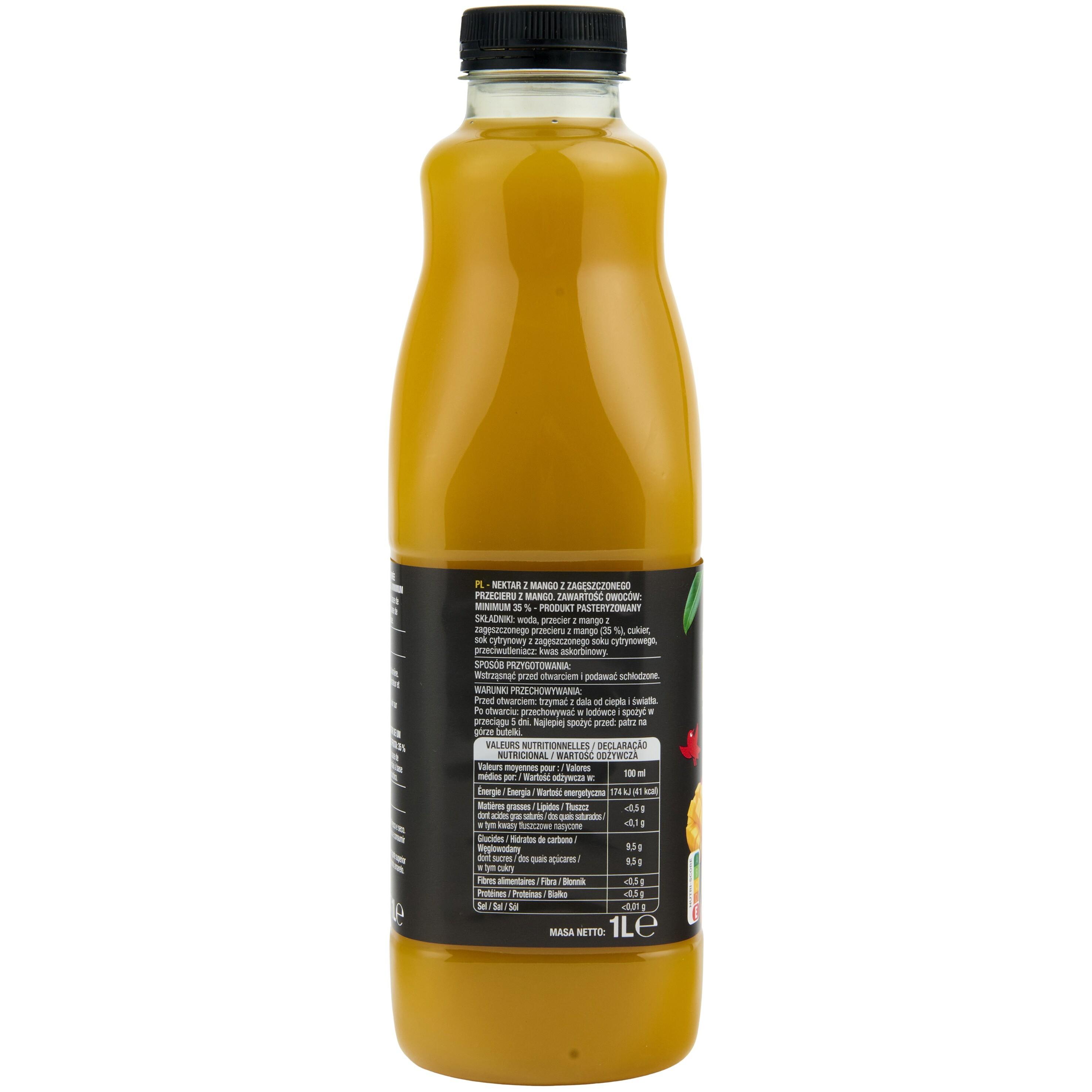 Voir la diapositive 3 : AUCHAN Nectar de mangue Instant Gourmand 1l