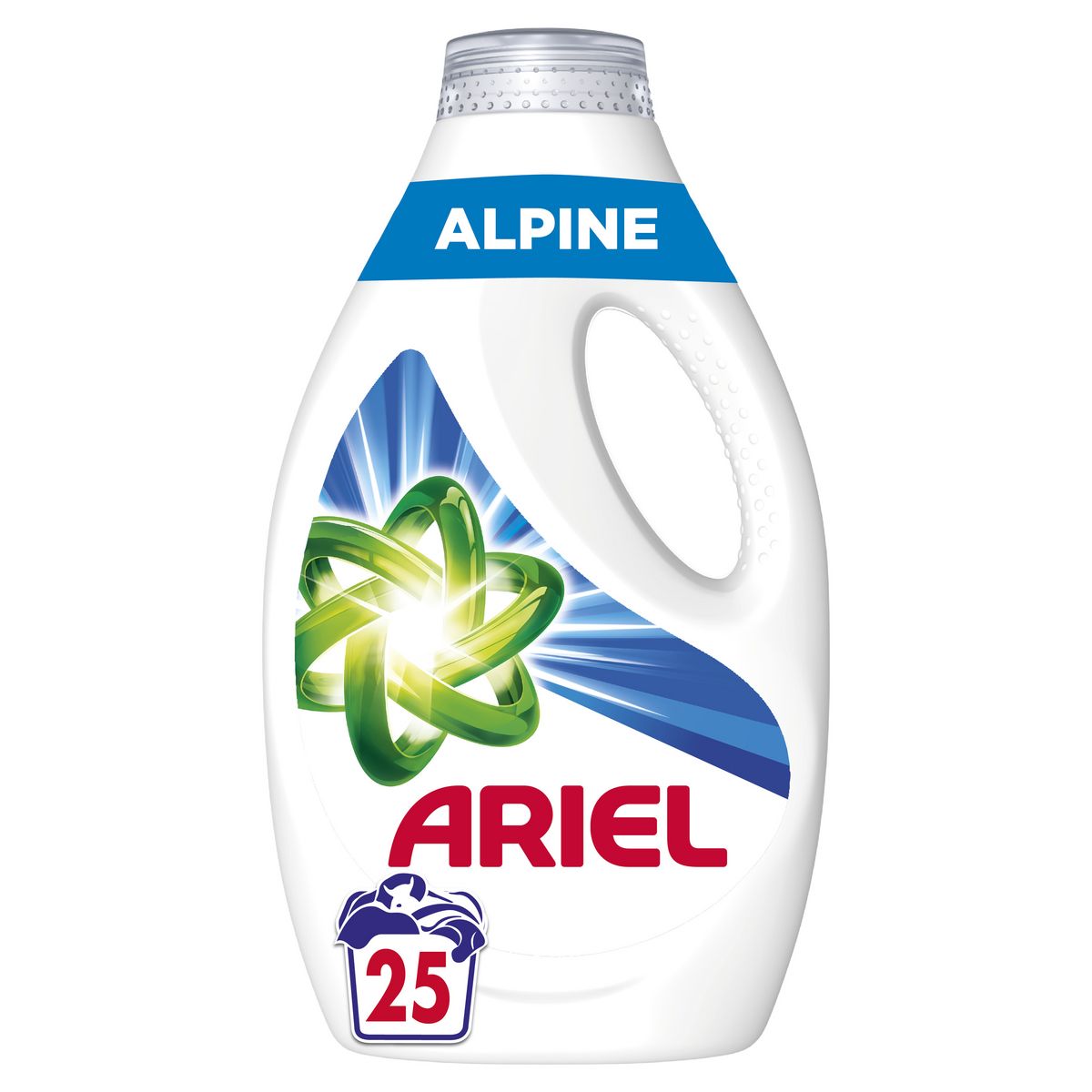 ARIEL Lessive liquide Alpine 25 lavages 1.25l