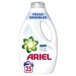 ARIEL Lessive liquide peaux sensibles 25 lavages 1.25l