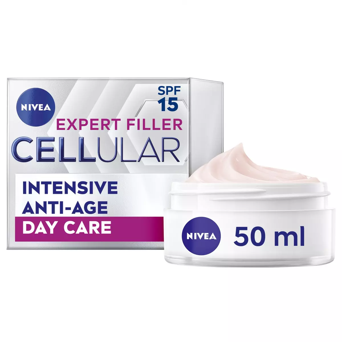 NIVEA Expert Filler Cellular Soin visage anti-âge repulpant jour FPS 15 50ml