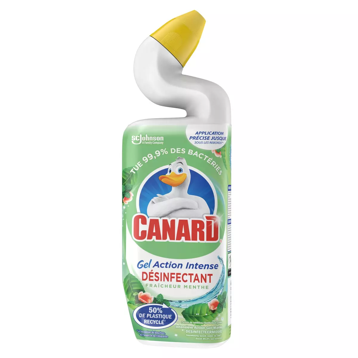 CANARD Gel WC action intense désinfectant fraicheur menthe glaciale 750ml