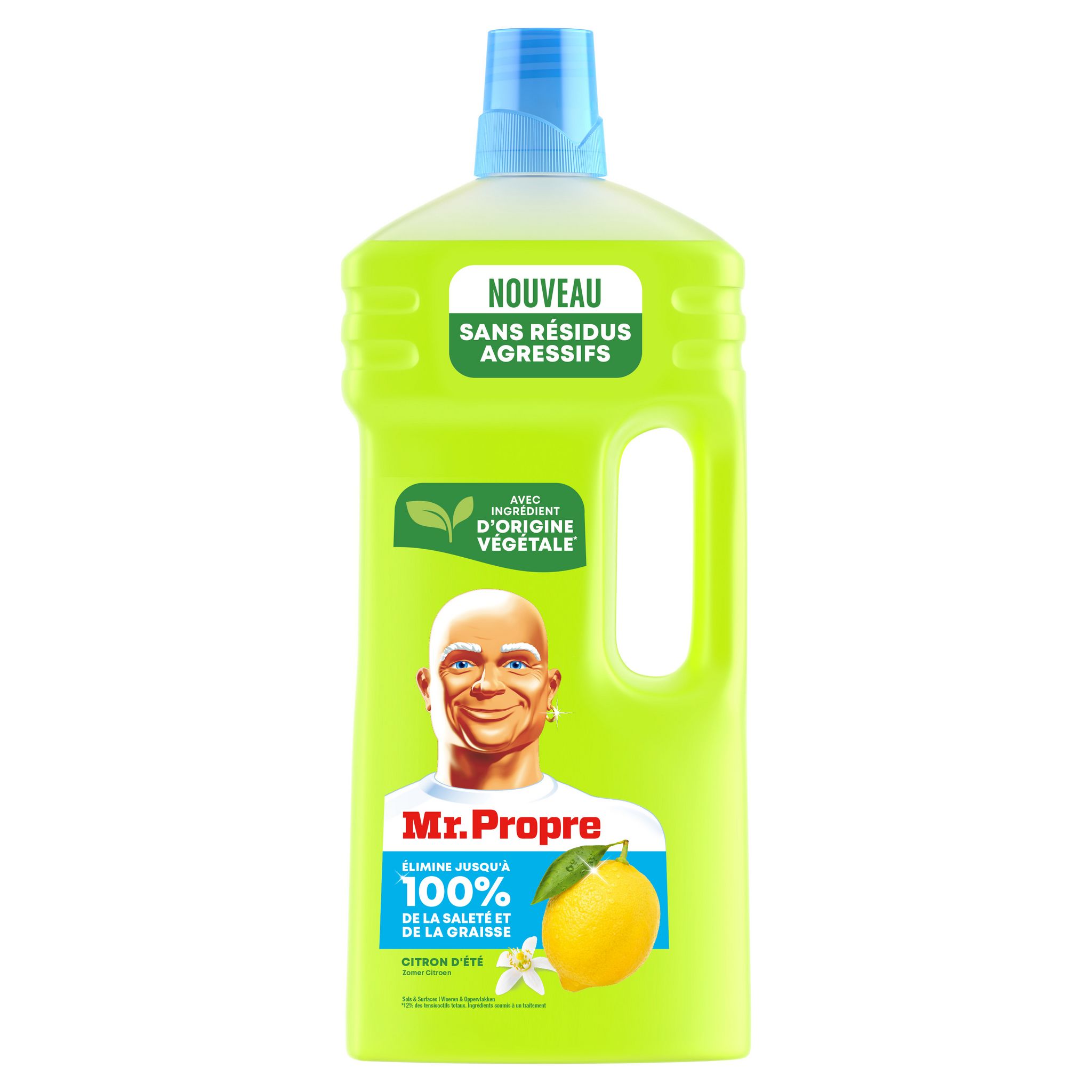 Voir la diapositive 2 : MR.PROPRE Nettoyant multi-usages citron d'été 1.3l