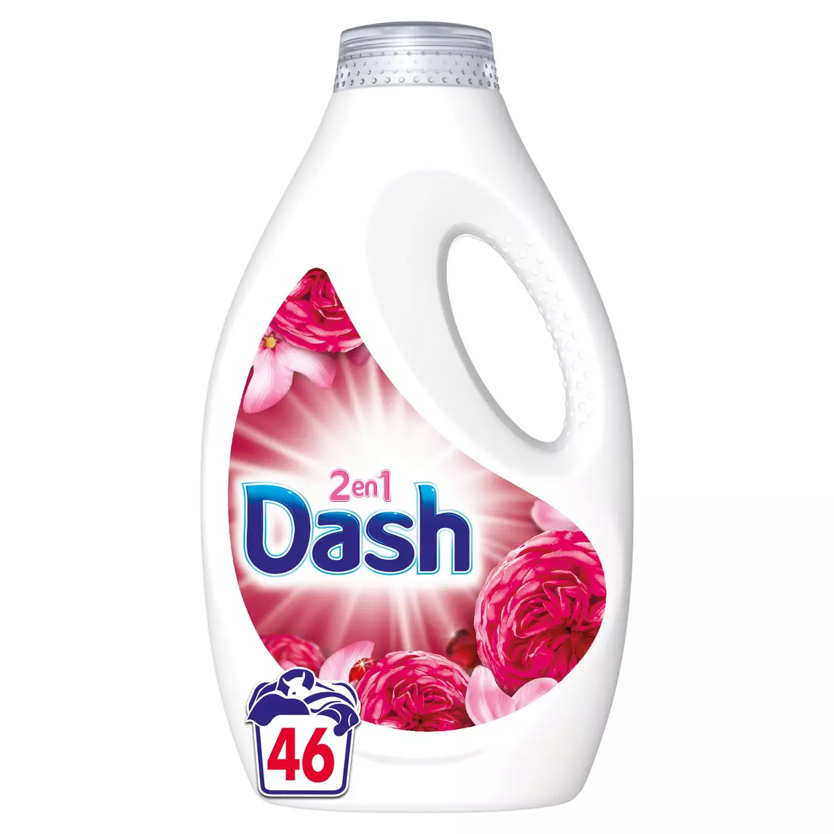 DASH Lessive liquide 2 en 1 coup de foudre 46 lavages 2.3l