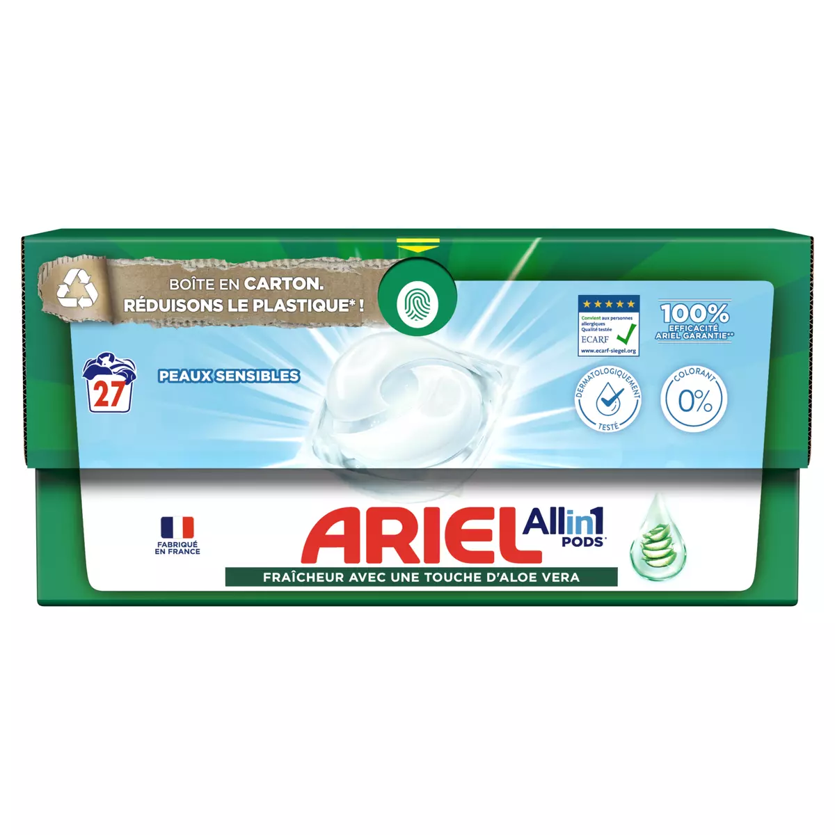 Ariel All-in-1 PODS, Lessive Liquide En Capsules…
