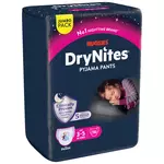 HUGGIES Drynites Sous-vetements de Nuit Fille - 8-15 ans - 13 culottes -  Lot de 4 paquets de 13