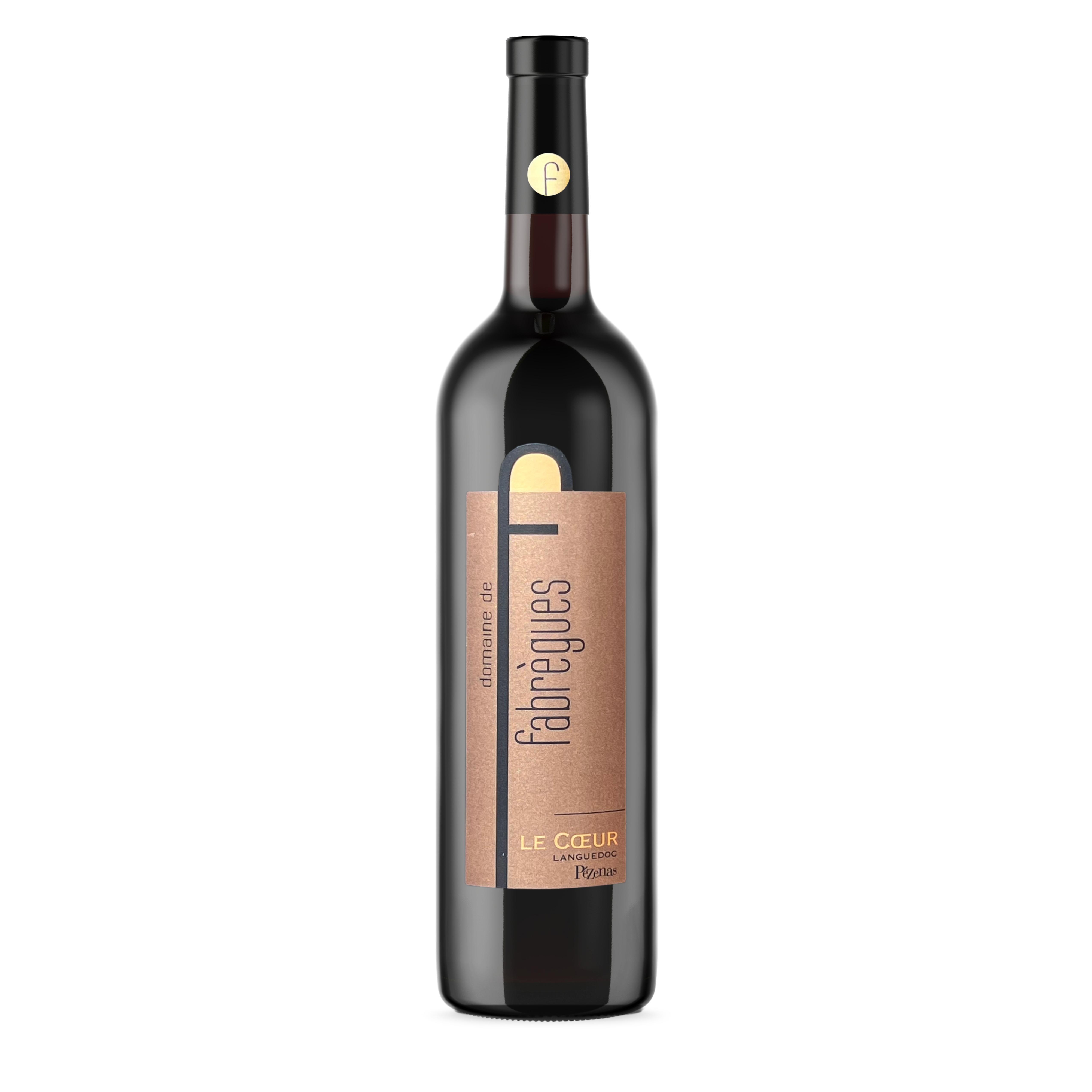 AOP Languedoc Pézenas Dom Fabrègues cœur rouge 75cl