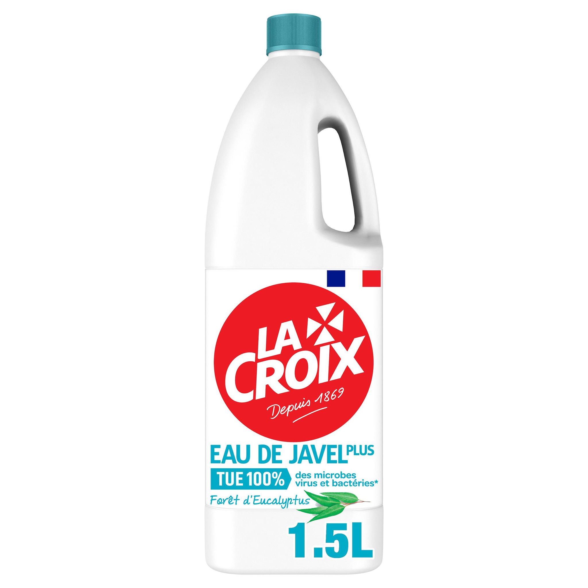 Voir la diapositive 2 : LA CROIX Eau de javel forêt d'eucalyptus 1,5l