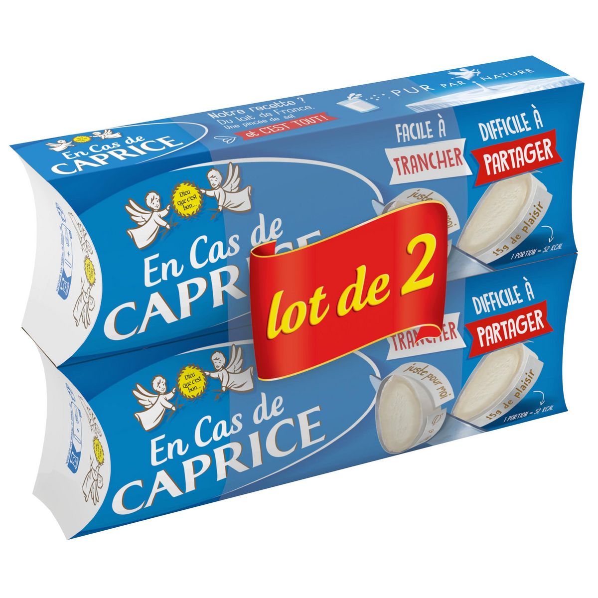 CAPRICE DES DIEUX Fromage à pâte molle 2x150g