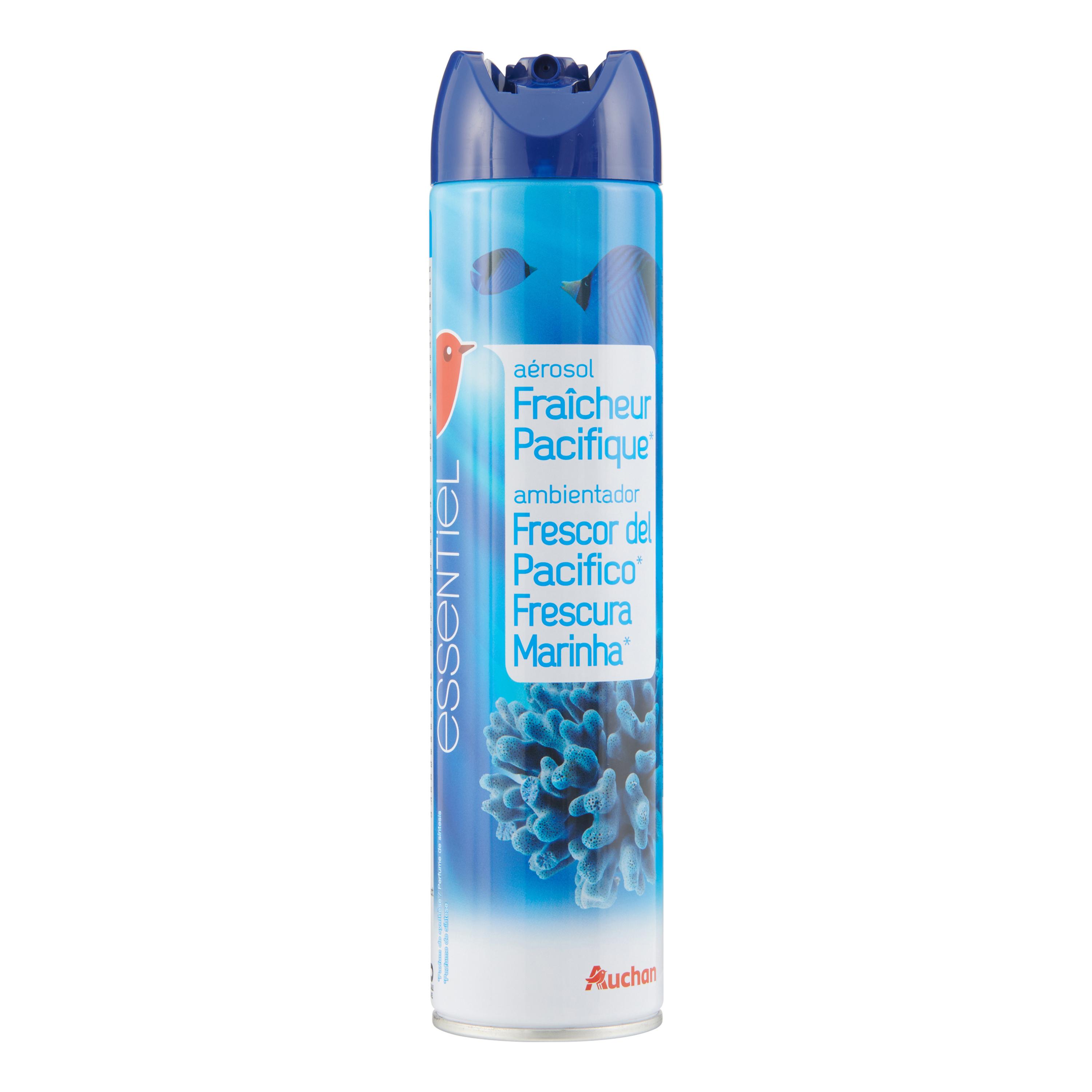 Voir la diapositive 4 : AUCHAN Aérosol désodorisant fraîcheur du pacifique 300ml