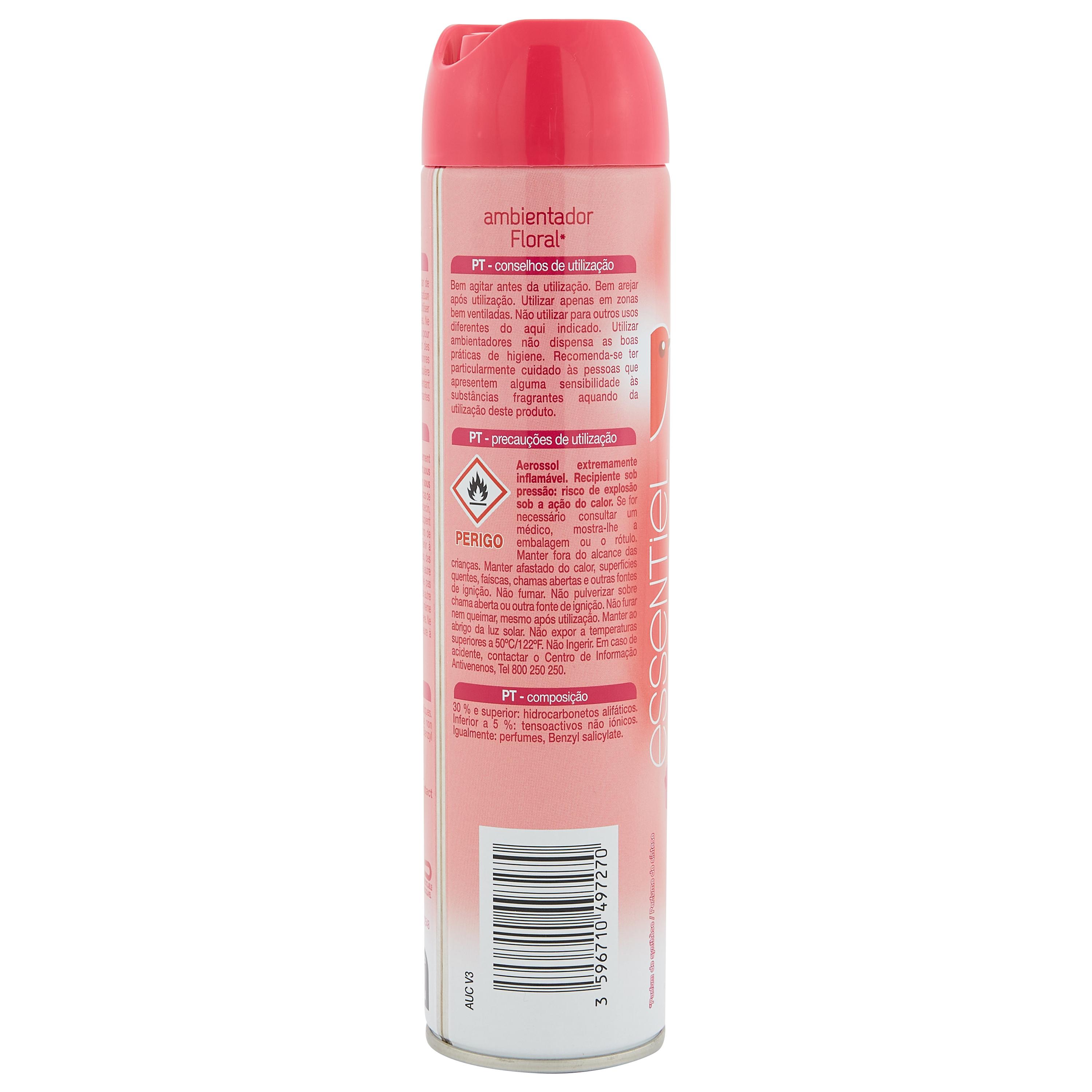Voir la diapositive 2 : AUCHAN Aérosol désodorisant pivoine de chine 300ml