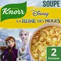 KNORR Soupe déshydratée bouillon de légumes La Reine Des Neiges 2 portions 40g