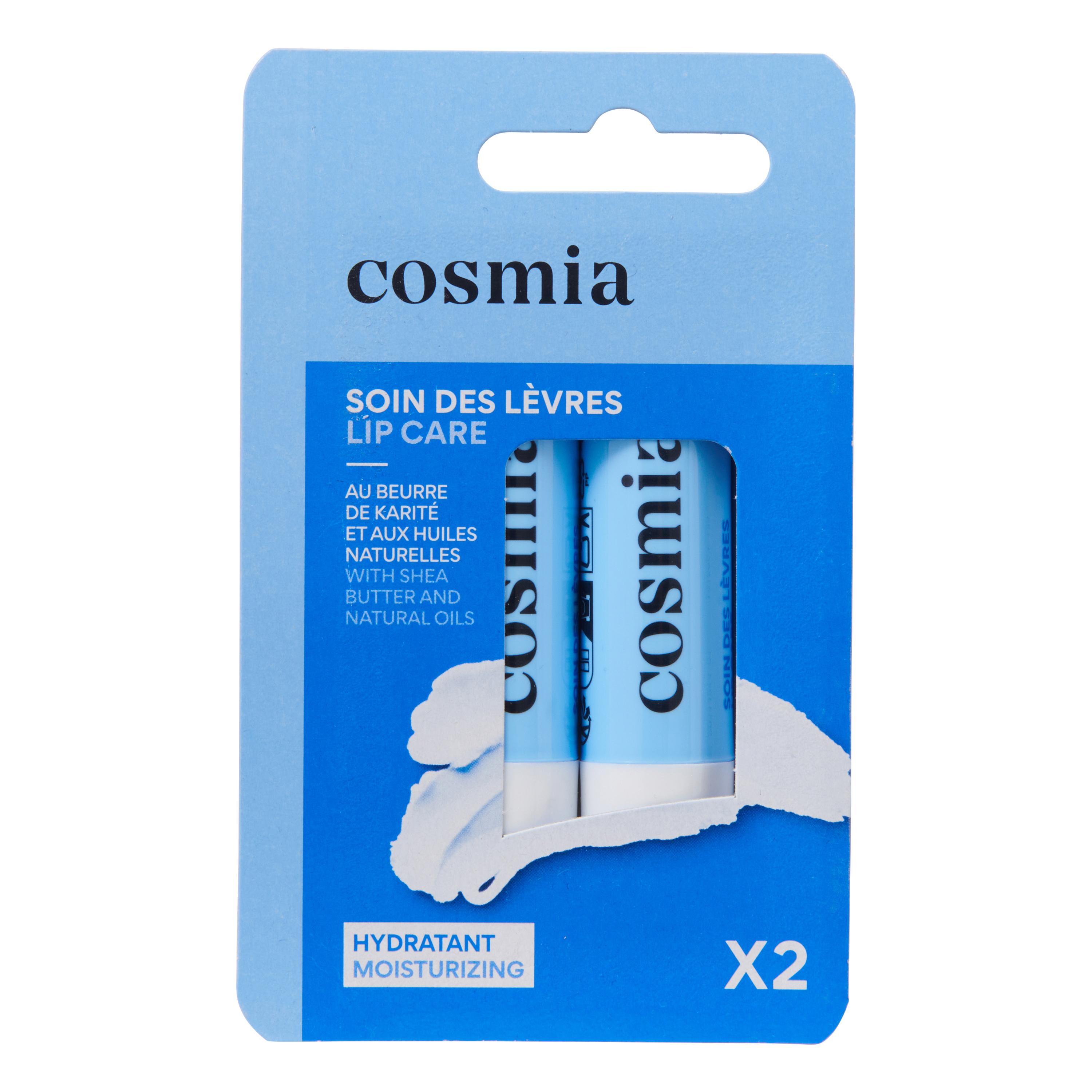 Voir la diapositive 2 : COSMIA Soin lèvres hydratant 2 sticks