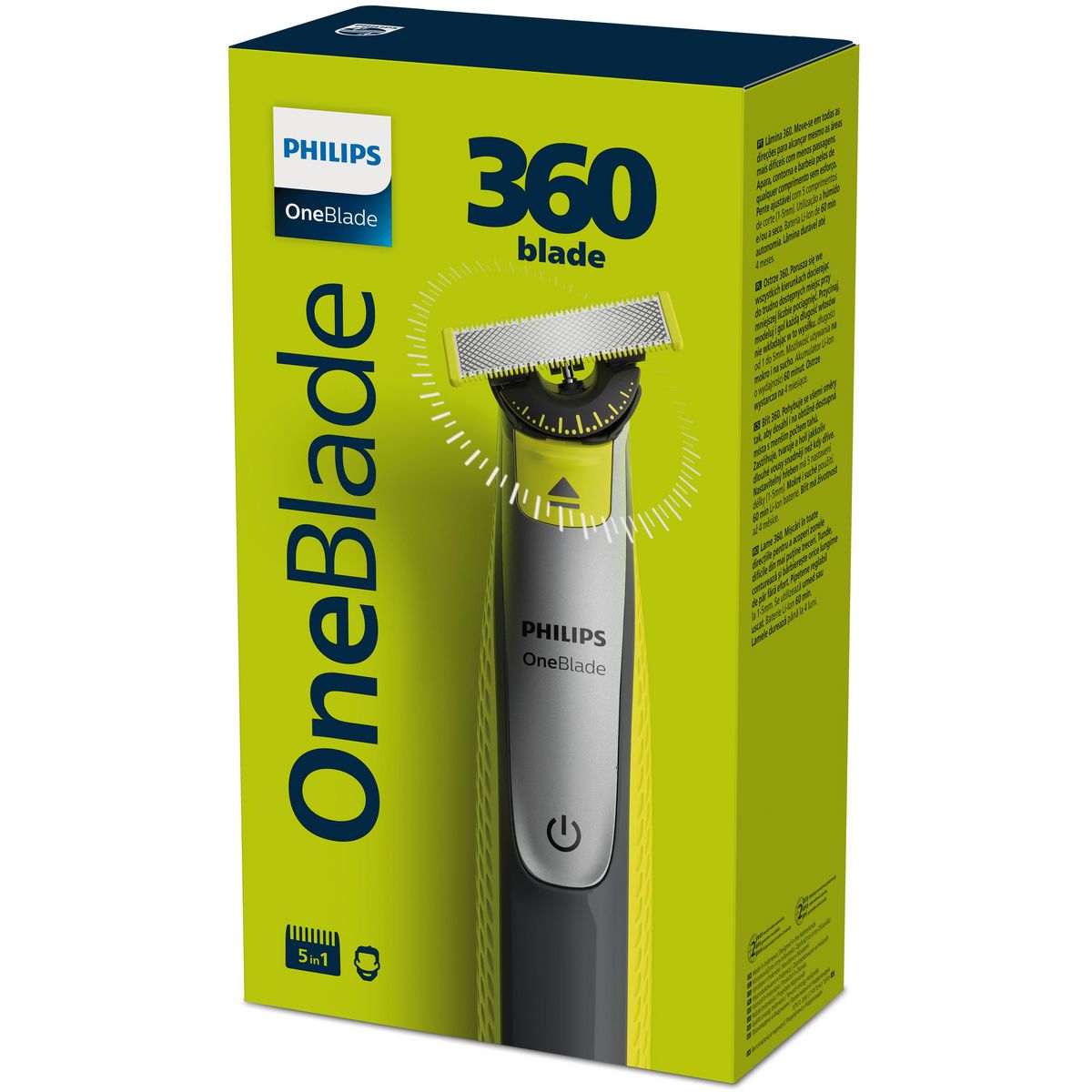PHILIPS OneBlade Rasoir électrique 360 1 rasoir