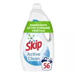 SKIP Lessive liquide active clean 56 lavages 2.52l