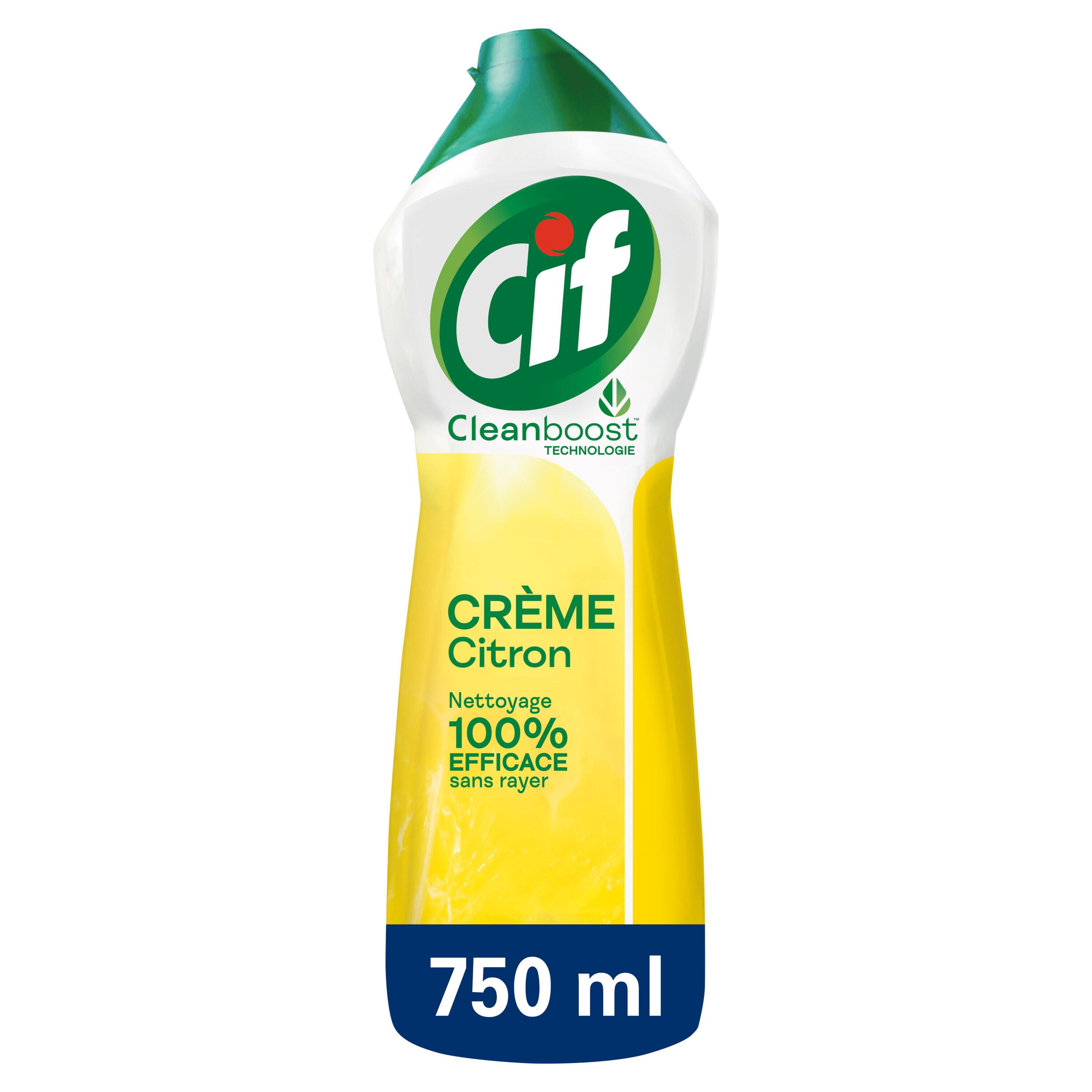 Voir la diapositive 2 : CIF Crème à récurer citron 750ml