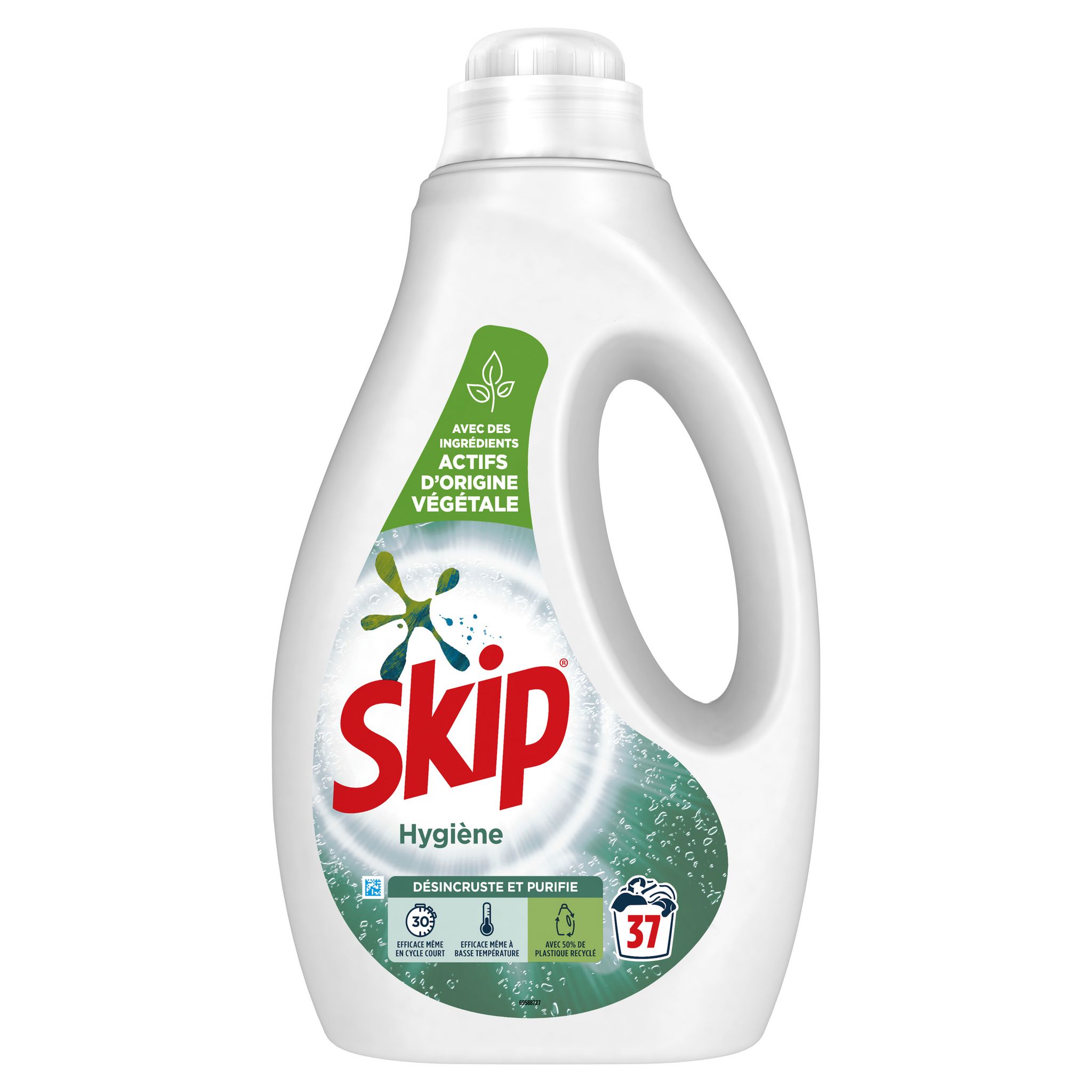 SKIP Lessive liquide hygiene 37 lavages 1.665l pas cher - Auchan.fr