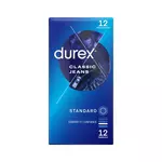 DUREX Classic Jeans Préservatifs standard 12 préservatifs