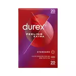 DUREX Préservatifs feeling extra 20 préservatifs