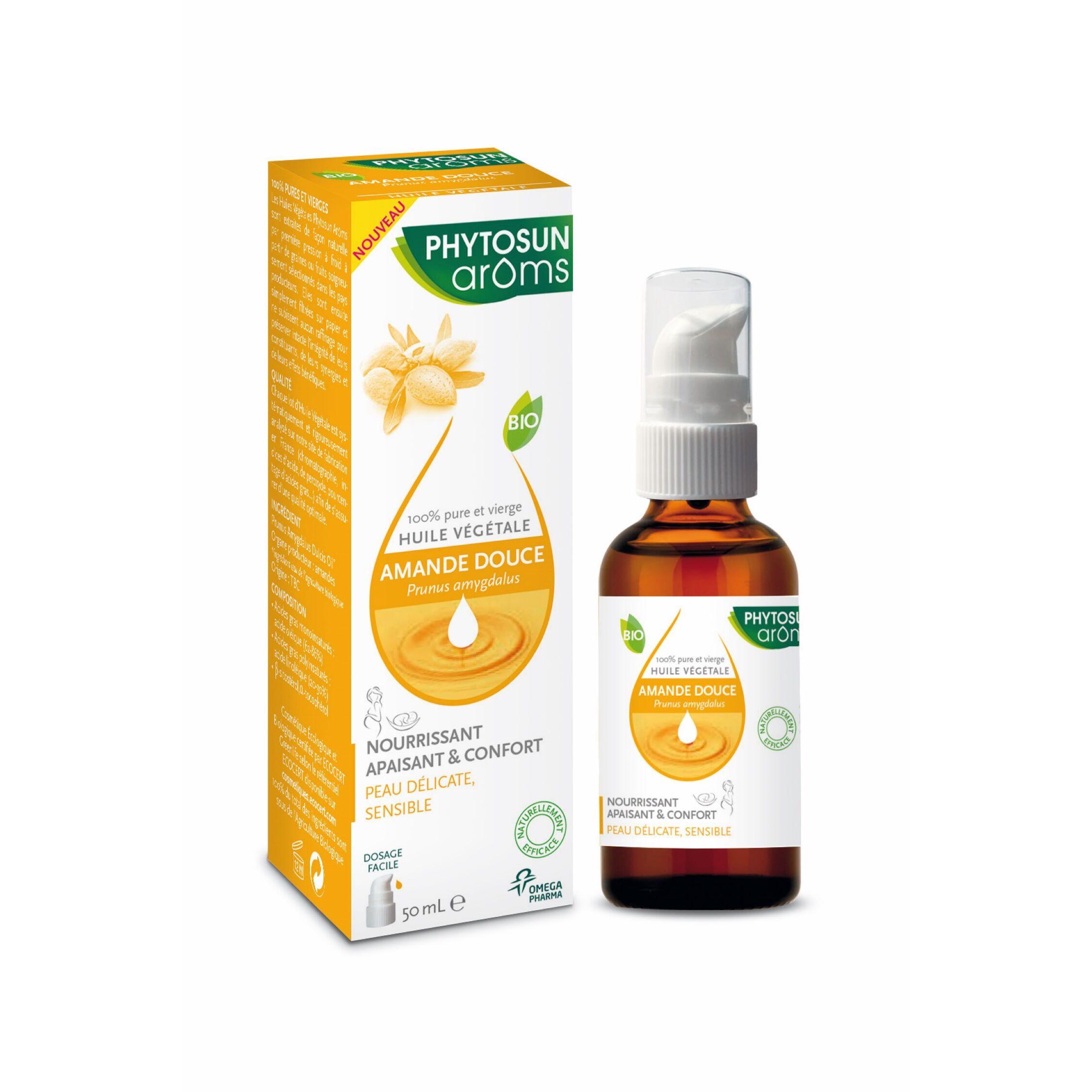 PHYTOSUN Aroms Huile végétale d'amande douce 50ml